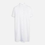 Meda shirt dress - White