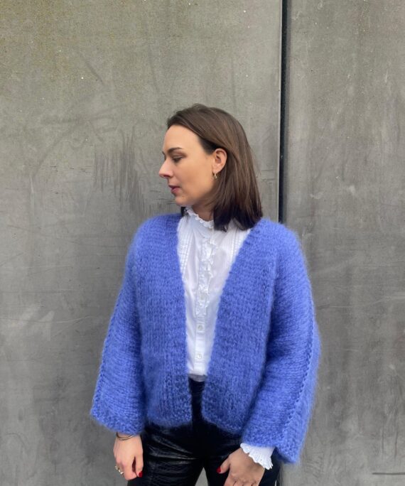 Cropped Cardigan | Cobalt Blue