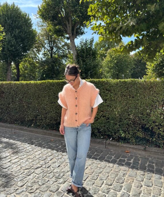 Cardigan | Peach